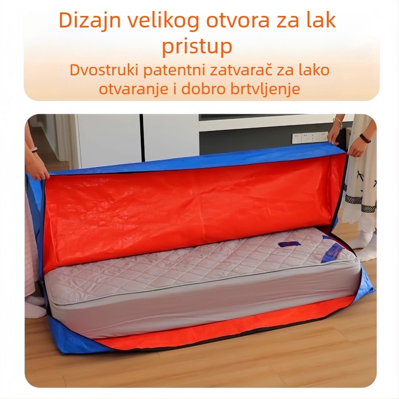 Torba za pakiranje madraca s vodootpornom ručkom i zatvaračem – zaštitna navlaka za preseljenje