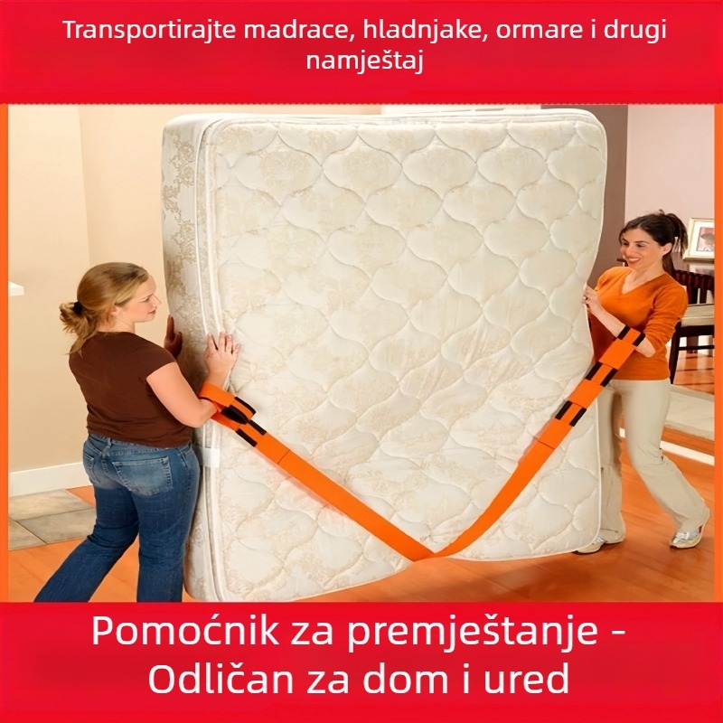 Torba za pakiranje madraca s vodootpornom ručkom i zatvaračem – zaštitna navlaka za preseljenje