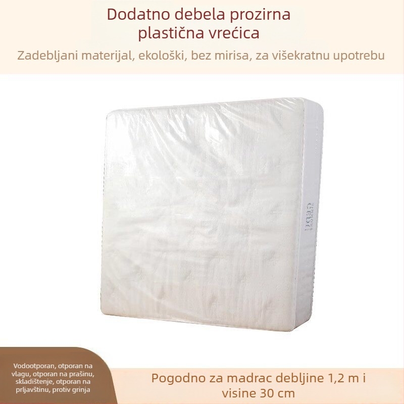 Torba za pakiranje madraca s vodootpornom ručkom i zatvaračem – zaštitna navlaka za preseljenje