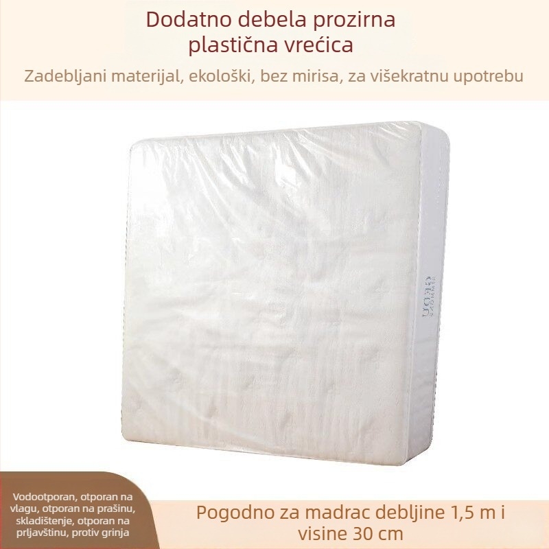 Torba za pakiranje madraca s vodootpornom ručkom i zatvaračem – zaštitna navlaka za preseljenje