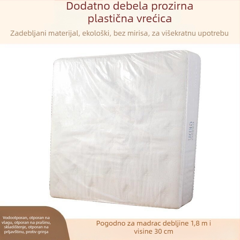 Torba za pakiranje madraca s vodootpornom ručkom i zatvaračem – zaštitna navlaka za preseljenje