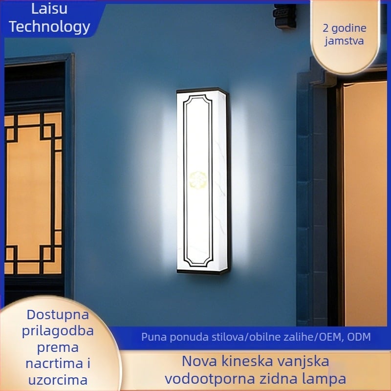 Moderna zidna lampa u modernom kineskom stilu s zen dojmom za spavaću sobu, gostinjsku kuću, čajna kuća, ured, hotel i vilu