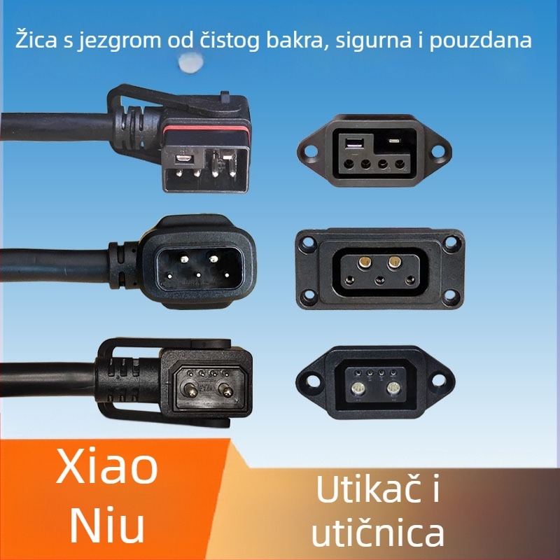 NIU litij baterija električno vozilo konverter adapter kabel s muški i ženski priključci za stanicu za punjenje N1GF