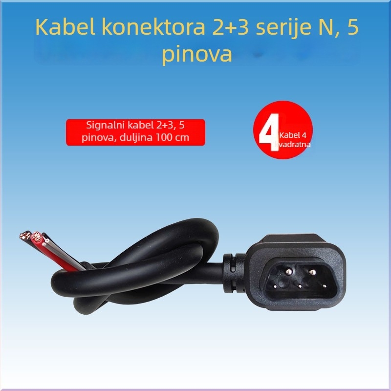 NIU litij baterija električno vozilo konverter adapter kabel s muški i ženski priključci za stanicu za punjenje N1GF