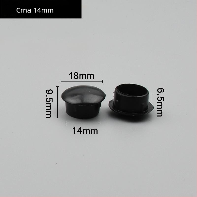 Dekorativni čep promjera 12 mm s poklopcem za vijak 8 mm – plastični poklopac za rupu u zidu