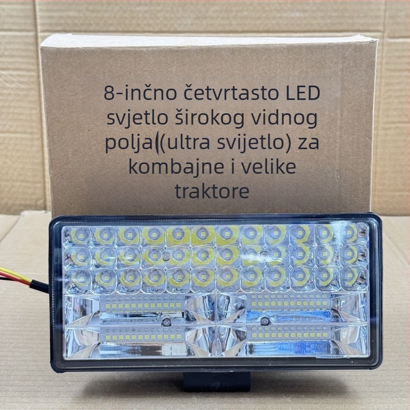 LED svjetlo s aluminijskim kućištem za vozila – univerzalno 12-80V, pogodno za automobile, kamione, bagre, poljoprivredna vozila i viličare