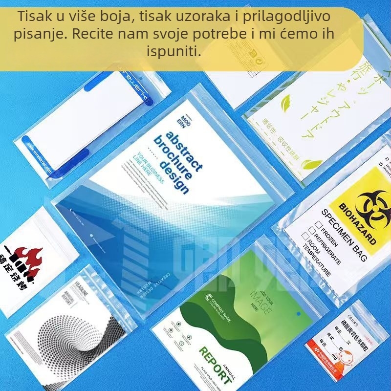 Torbe za zaštitu korica knjiga i bilježnica, prozirne PE vrećice s zatvaranjem za dokumente A4, zaštita od vlage i prašine, skladištenje.