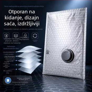 Pojačane vakuumske vreće za pohranu jakni s perjem, odjeće, deka i pokrivača – za skladištenje i organiziranje, putovanja i kućnu upotrebu.