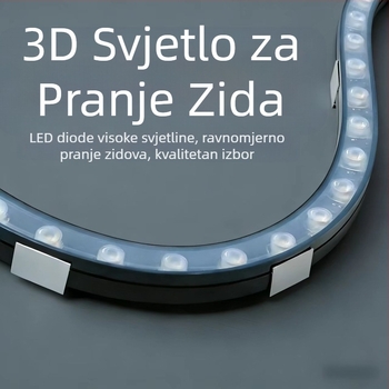 Fleksibilno vanjsko LED zidno pranje svjetla, 3D, vodootporno linearno rasvjetno za fasade