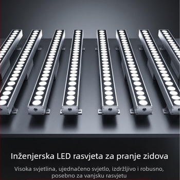 LED zidna rasvjeta za fasadu – vanjski linearni RGB konturno svjetlo