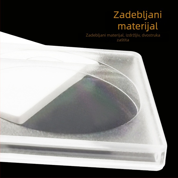 46 mm kvadratna prilagodljiva kutija za kapsule novčića