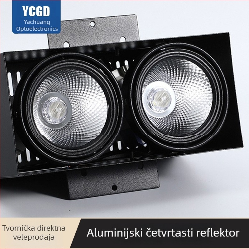 LED downlight i spot svjetlo s aluminijskim kvadratnim kanalom za komercijalno osvjetljenje