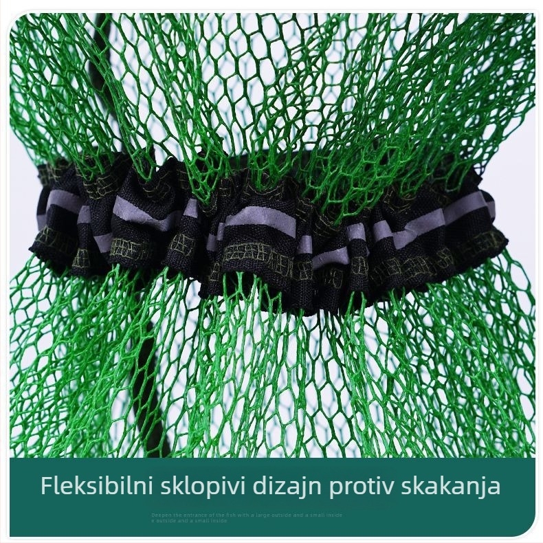 Nehrđajući čelični mreža za zaštitu ribe s dvostrukim prstenom i gumiranim premazom