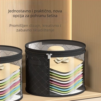 Prozirna torba za pohranu igračaka s organizatorom za šešire i prašinu-otporna kutija za pohranu