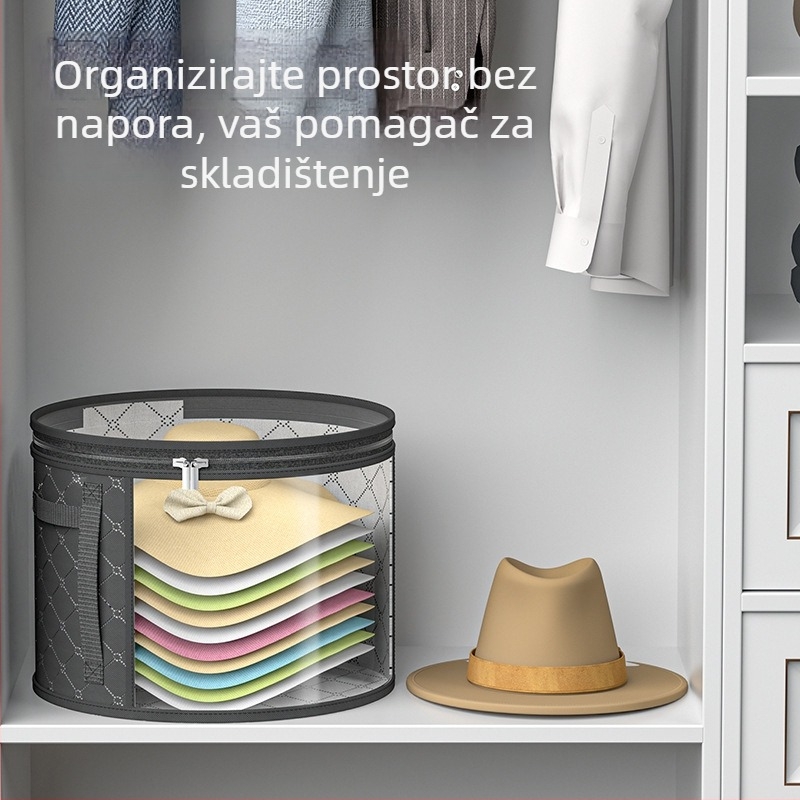 Prozirna torba za pohranu igračaka s organizatorom za šešire i prašinu-otporna kutija za pohranu