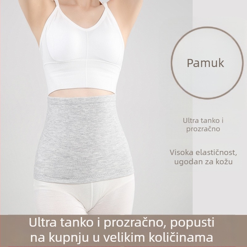 Pamukasta podrška za struk, lagani topli obim trbuha, za muškarce i žene, zaštita stomaka kroz četiri sezone, za odrasle srednje dobi i starije