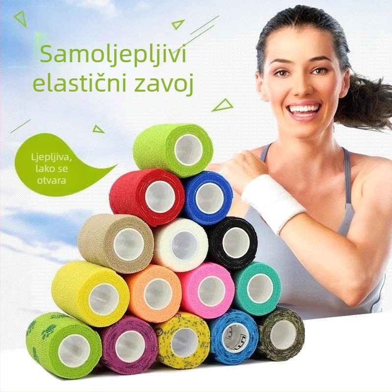 Elastični kompresivni zavoji za sport: zaštita gležnja, prstiju i zapešća; podrška za nogomet i druge sportove.