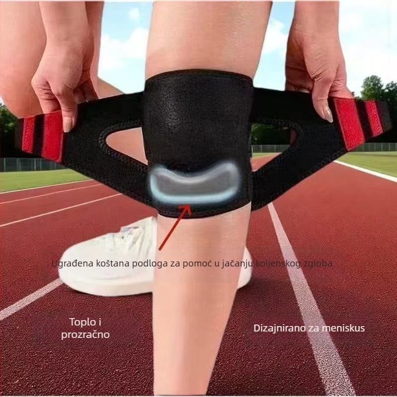 Podrška za koljeno s zaštitom patela za sport i fitness