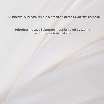 All-season hotel-kvalitet jastučni jezgro s presvlakom od 100% pamuka, podrška za vrat, pomoć pri spavanju, dubok san, jedan jastuk