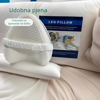 Jastuk za koljeno od memorijske pjene s remenom i srcolikim oblikom — Contour Legacy Leg Pillow, spor odziv
