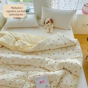 Četverosezonska deka za jednokrevetnu sobu u domu, poliester punjenje, tkanina od kemijskih vlakana
