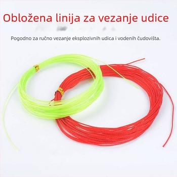 Kaisi fluoroscentna najlon pletena ribolovna linija, glavna linija, otporna na habanje