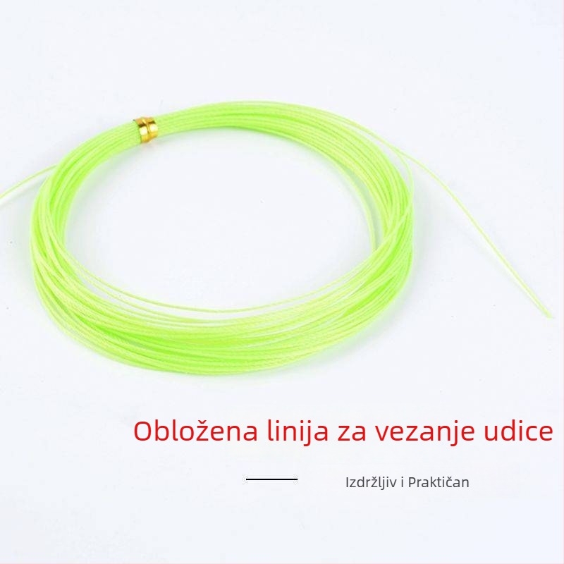 Kaisi fluoroscentna najlon pletena ribolovna linija, glavna linija, otporna na habanje