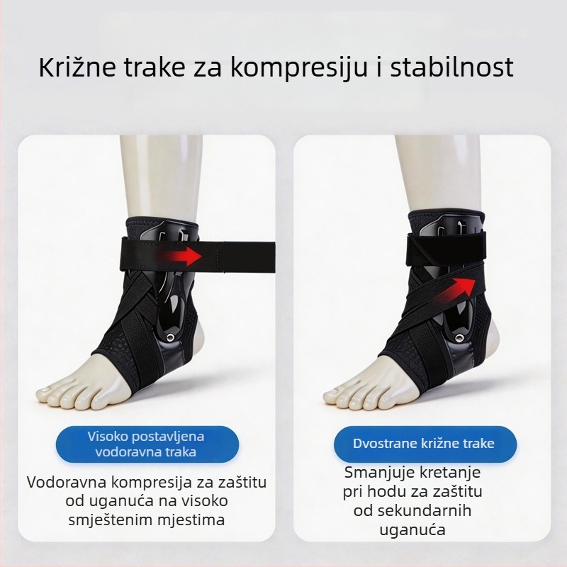 Prilagodljiv stabilizator gležnja za sportsku zaštitu i podršku zgloba