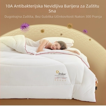 Derong 10A antibakterijska samozagrijavajuća deka za sve sezone, debeli zimski jorgan s antibakterijskom vlaknom