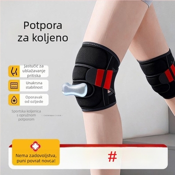 Zglob koljena s trakom za patelu za trčanje i badminton – zaštita zgloba koljena