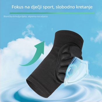 Set zaštitnika za koljena i lakat za djecu, debeli, otporni na trošenje, zaštita od sudara za treninge na otvorenom, košarku i nogomet.