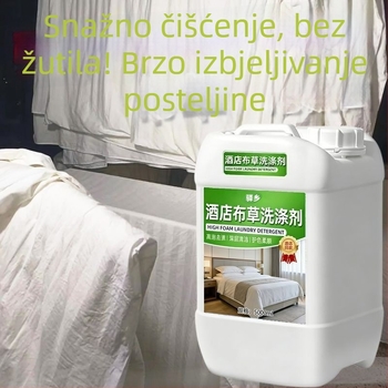 Visoko učinkovit deterdžent za pranje u hladnoj vodi za hotelsku upotrebu; otopina izbjeljivača za bijelu odjeću, posteljinu i navlake za pokrivače