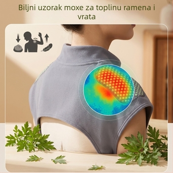 Šal za zaštitu ramena i vrata za spavanje, unisex, štiti ramena od hladnoće noću, održava toplinu u sobama s klima-uređajem ljeti.