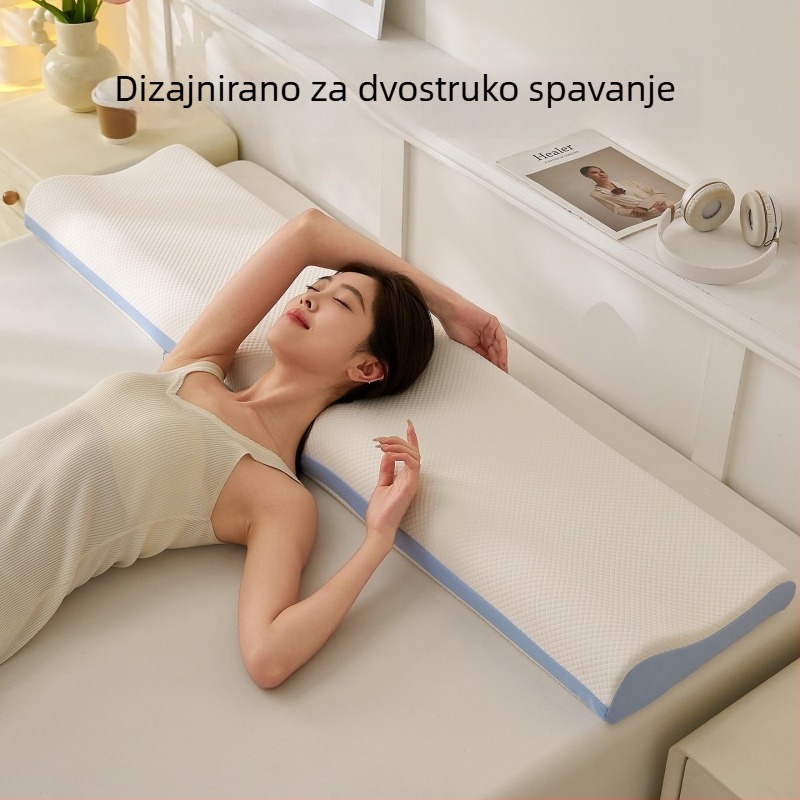 Memory pjena za dom uz uporabu, s krivulom nultog pritiska, dvostruki dizajn s produženim jezgrom, koži prilagođen i prozračan, navlaka koja se može skinuti i prati, spora reakcija