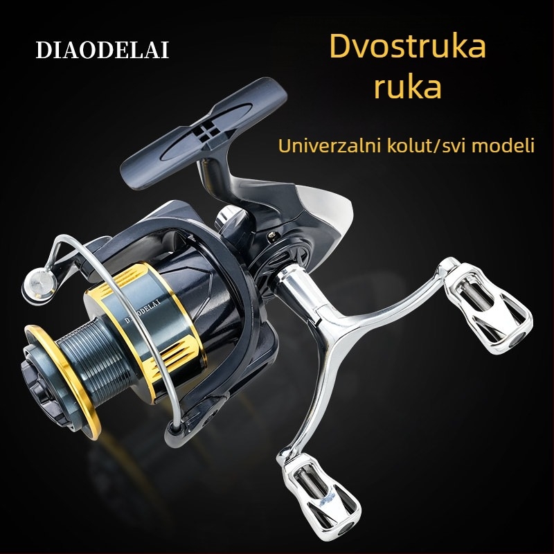 Dvostrani špuling kolut za ribolov