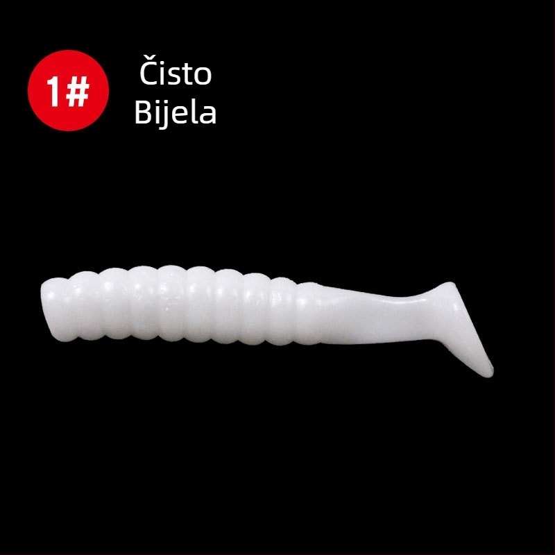 4 cm ili 5,5 cm trepćuća T‑repna meka varka, bionička mekana varalica za bass i mandarin ribu