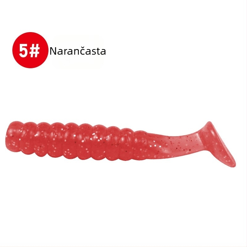 4 cm ili 5,5 cm trepćuća T‑repna meka varka, bionička mekana varalica za bass i mandarin ribu