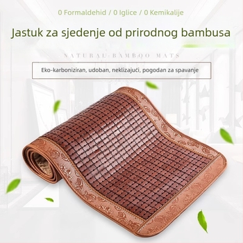 Prozračna bambus sjedala jastuk za uredski stol i automobil, udobnost pri duljem sjedenju
