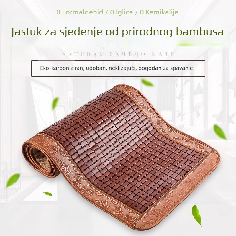 Prozračna bambus sjedala jastuk za uredski stol i automobil, udobnost pri duljem sjedenju