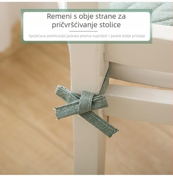 Jastuk za stol u japanskom stilu od 100% pamuka, protuklizna podloga za stolove i ured, tanak dizajn, za sve sezone