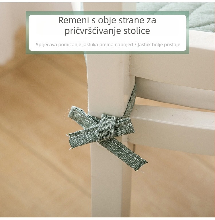 Jastuk za stol u japanskom stilu od 100% pamuka, protuklizna podloga za stolove i ured, tanak dizajn, za sve sezone