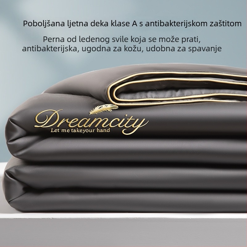 2026 novi model ljetne deke od ice silk s hladnim učinkom, četiri dijela, strojno pranje
