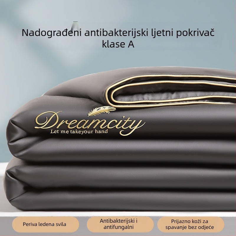 2026 novi model ljetne deke od ice silk s hladnim učinkom, četiri dijela, strojno pranje