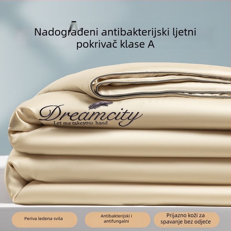 2026 novi model ljetne deke od ice silk s hladnim učinkom, četiri dijela, strojno pranje