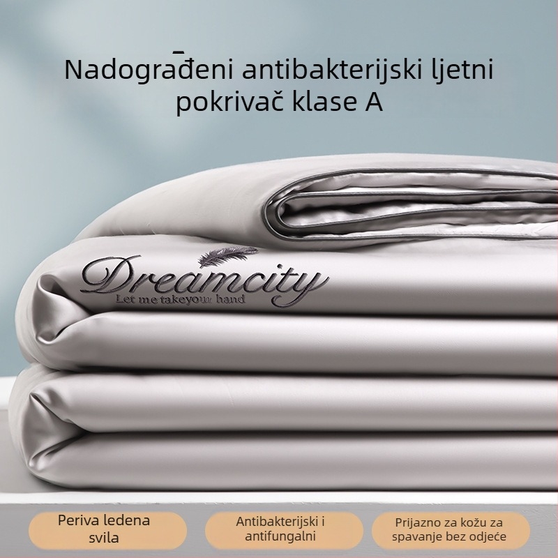 2026 novi model ljetne deke od ice silk s hladnim učinkom, četiri dijela, strojno pranje