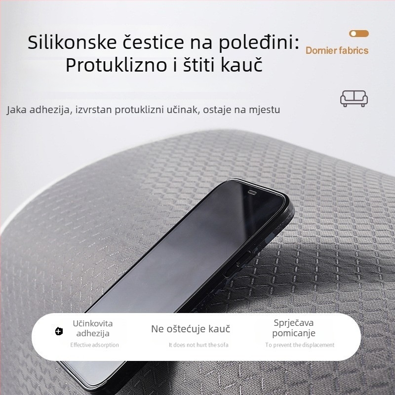 Jastučnica za sjedalo od ledenog satenog materijala, ljetna prozračna, protuklizna, s printom anime i životinje