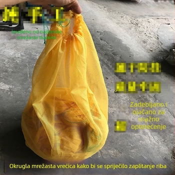 Najlonska kružna mrežasta vrećica za ribu