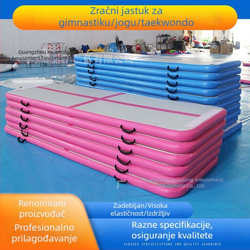 Naduvljiva podloga s brušenom površinom za gimnastiku, yogu, ples i Taekwondo