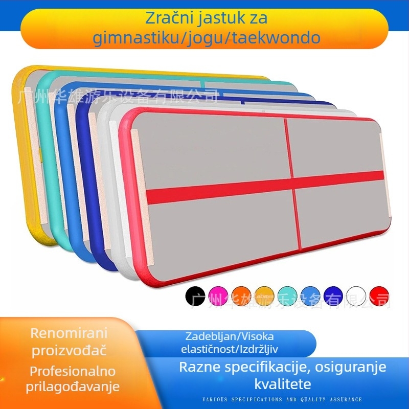 Naduvljiva podloga s brušenom površinom za gimnastiku, yogu, ples i Taekwondo
