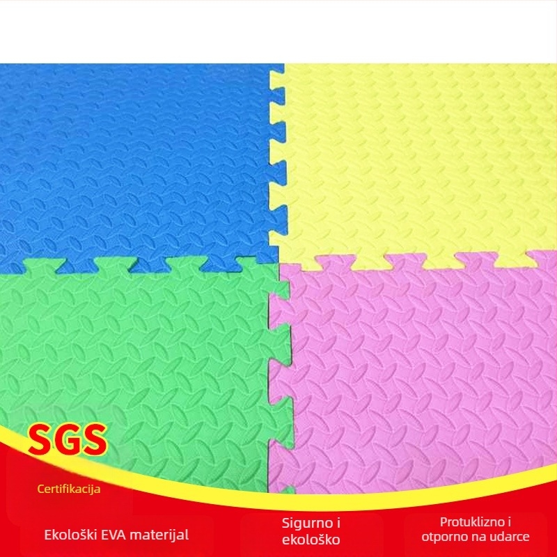 Xinyou Taekwondo puzzle podloga 100 x 100 cm – EVA pjena, podna podloga za gimnastiku i dječju igru